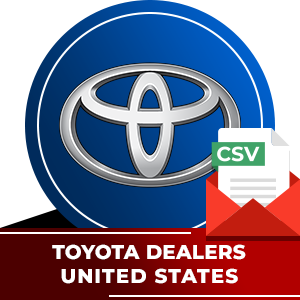 Toyota Dealers Email List - United States - TELC